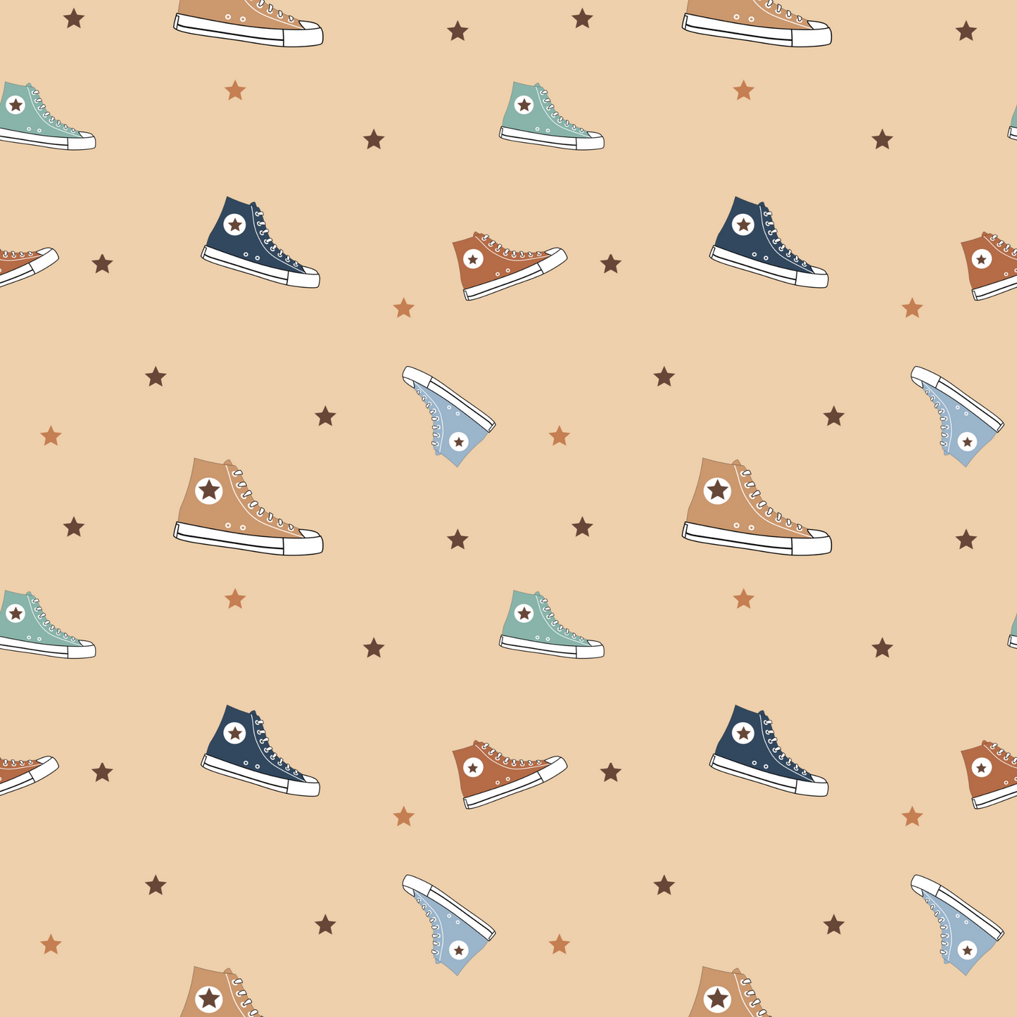 Kicks Seamless Pattern