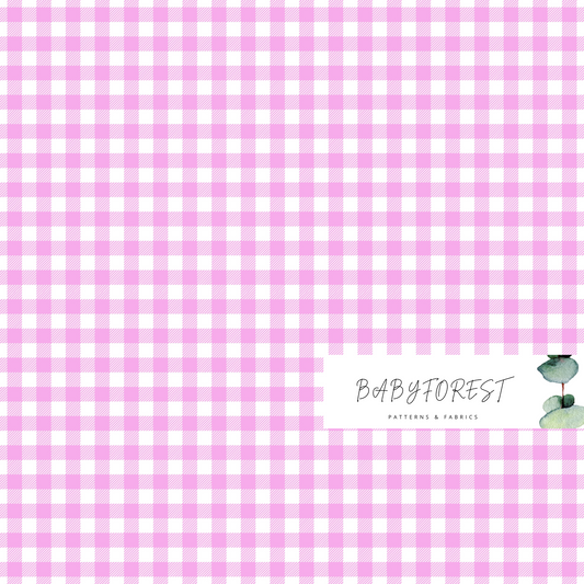 Dark pink Gingham