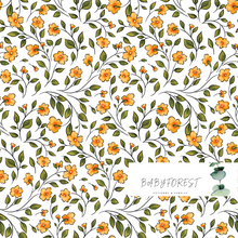 Load image into Gallery viewer, Minni mustard Florals