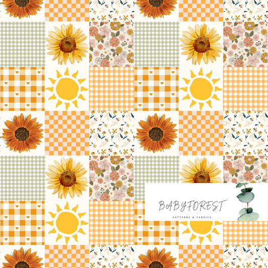 Sunflower patchwork