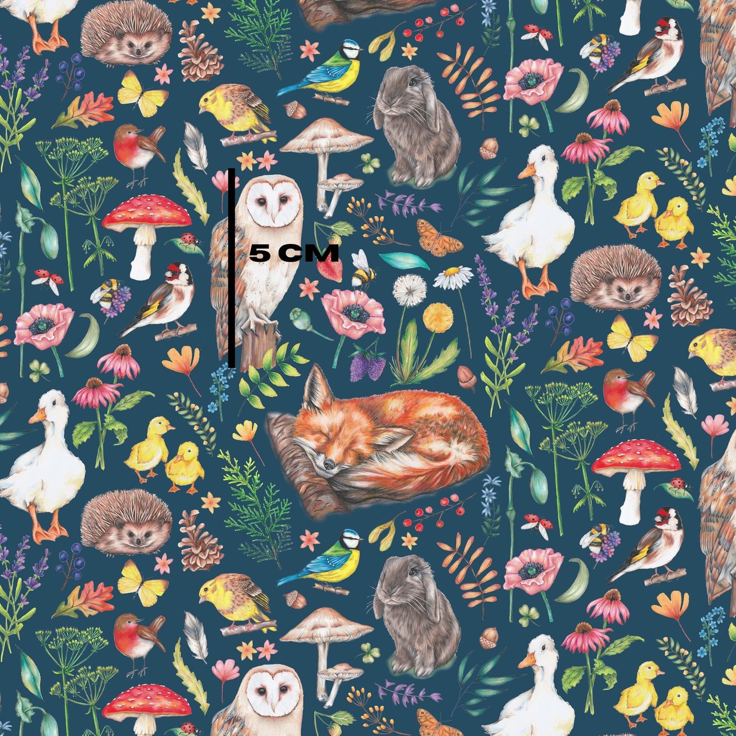 Woodland meadow navy