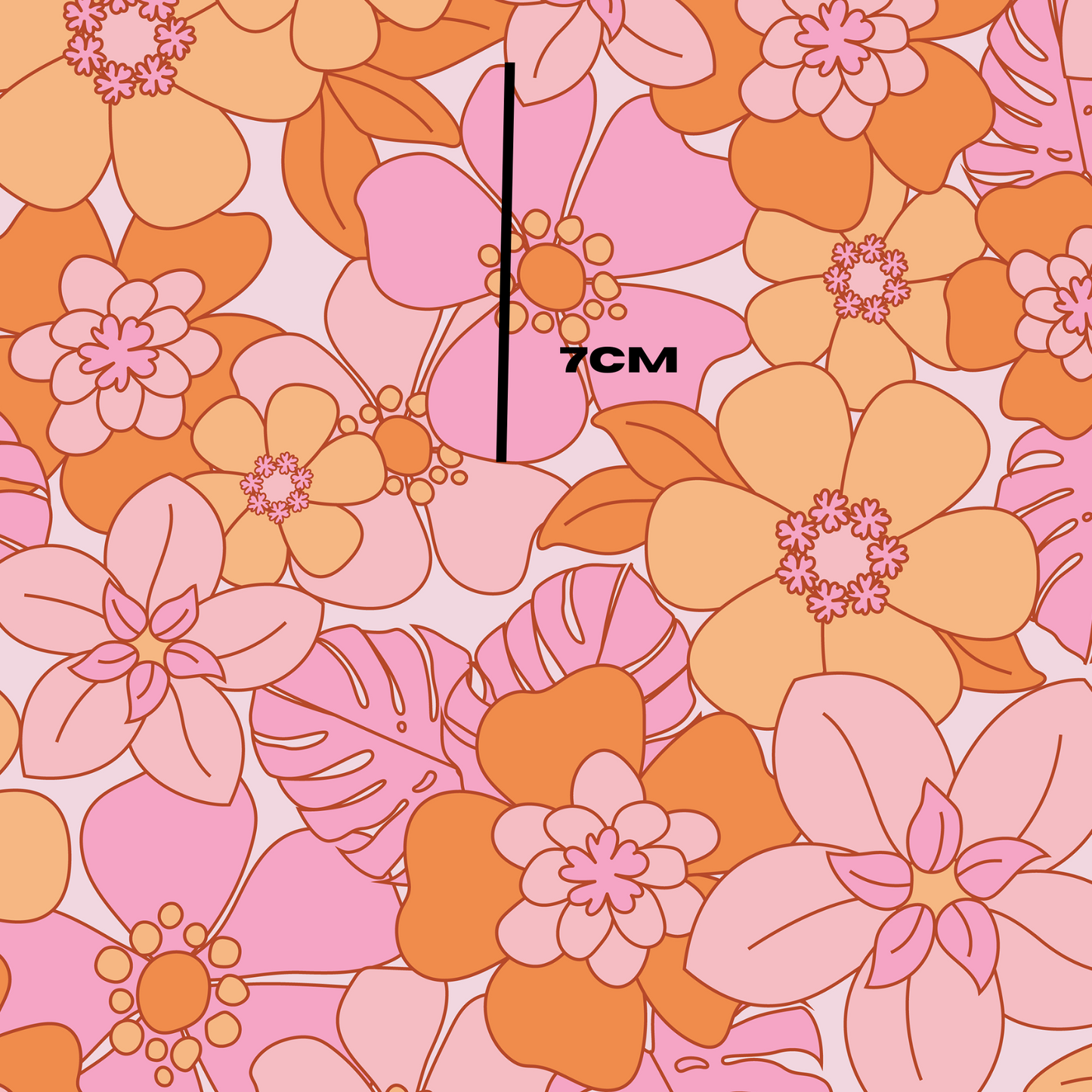 Peachy tropical summer
