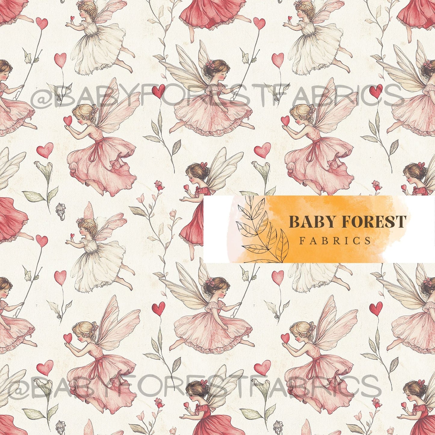 Pink vintage fairy