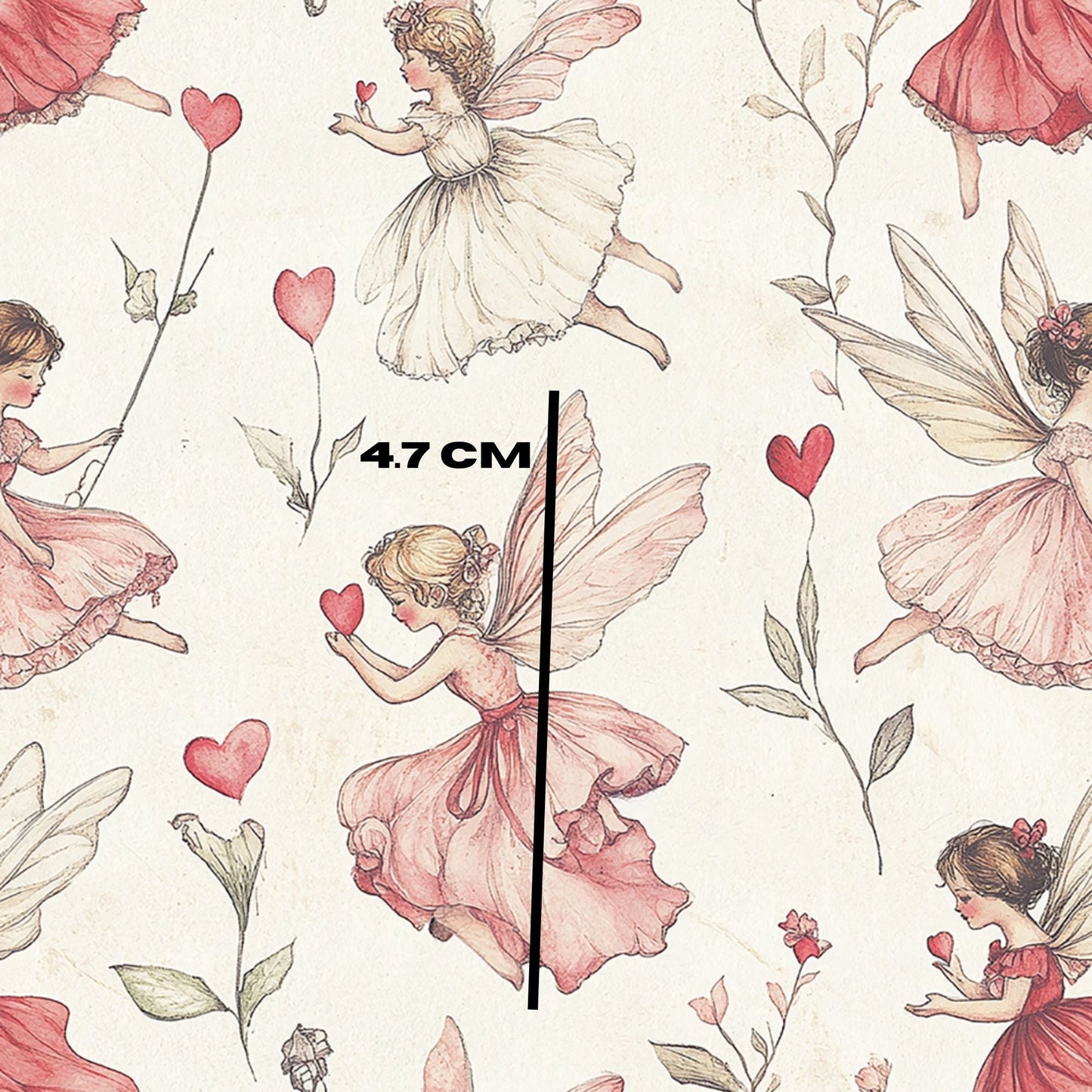 Pink vintage fairy