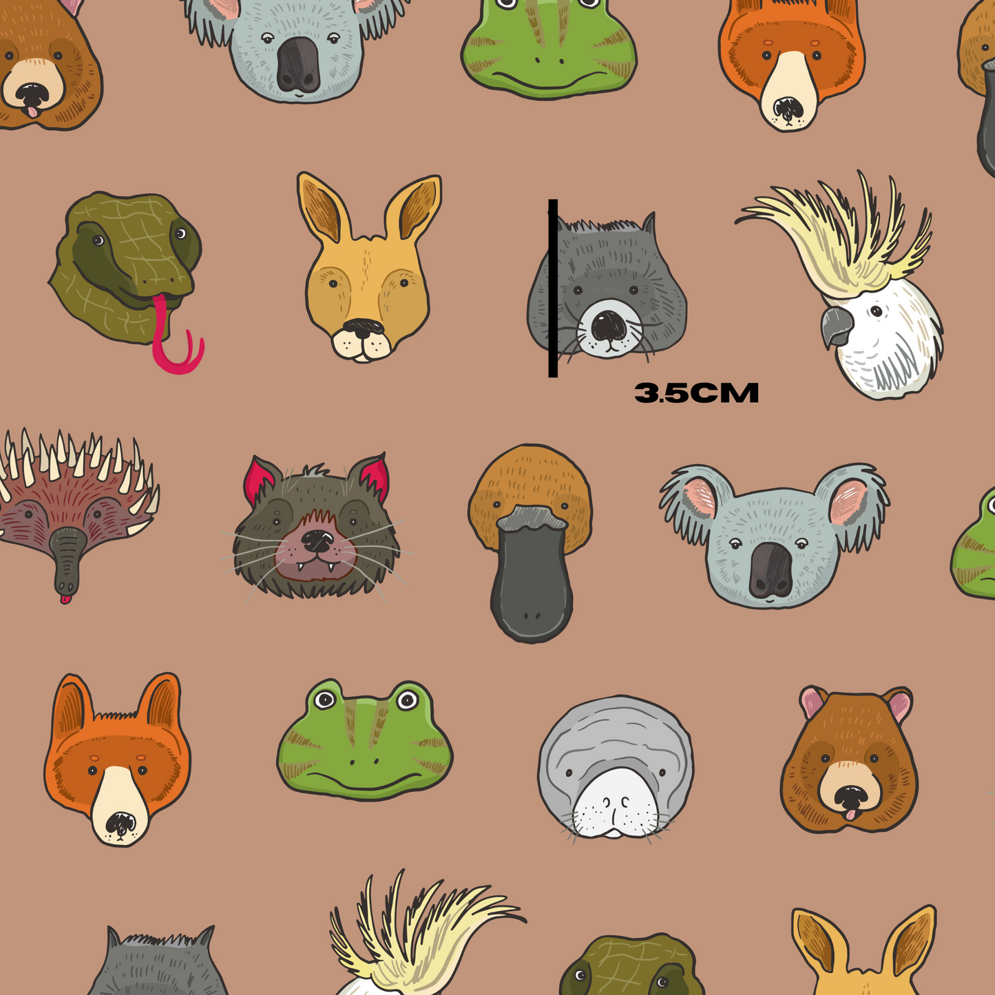 Aussie Animal heads