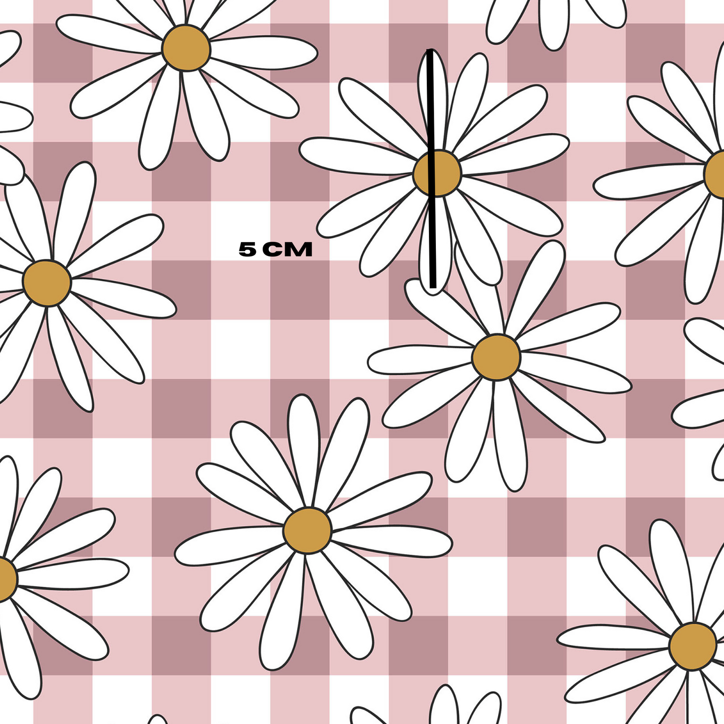 Gingham daisy