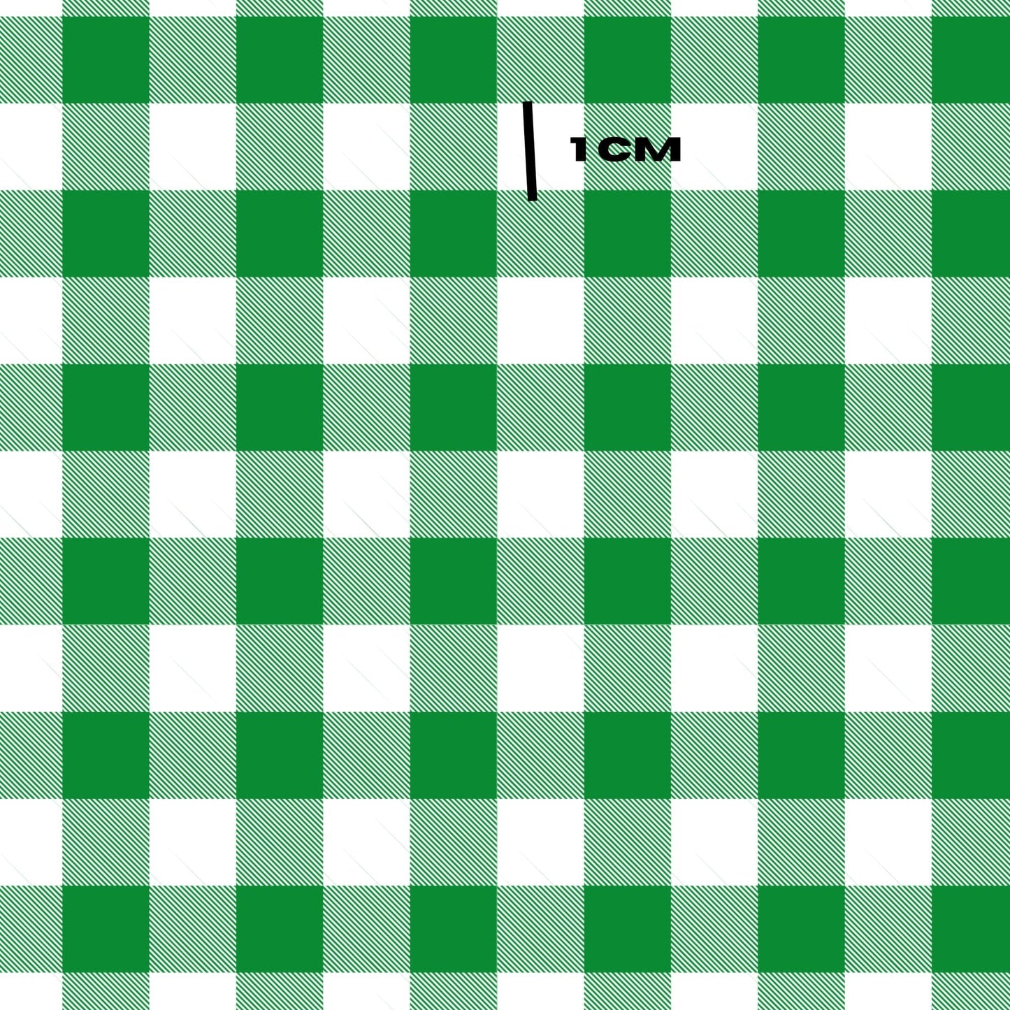 Dark green gingham