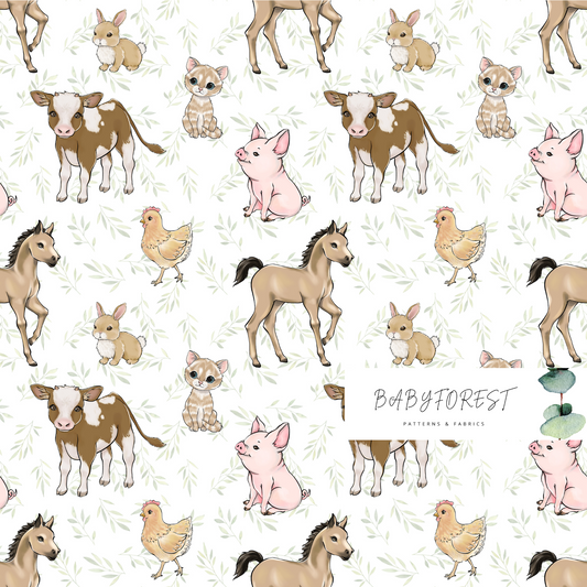 Cute farm animals