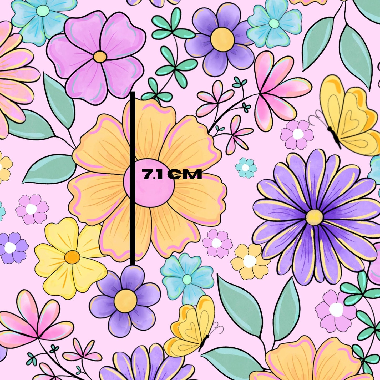 Vibrant floral summer