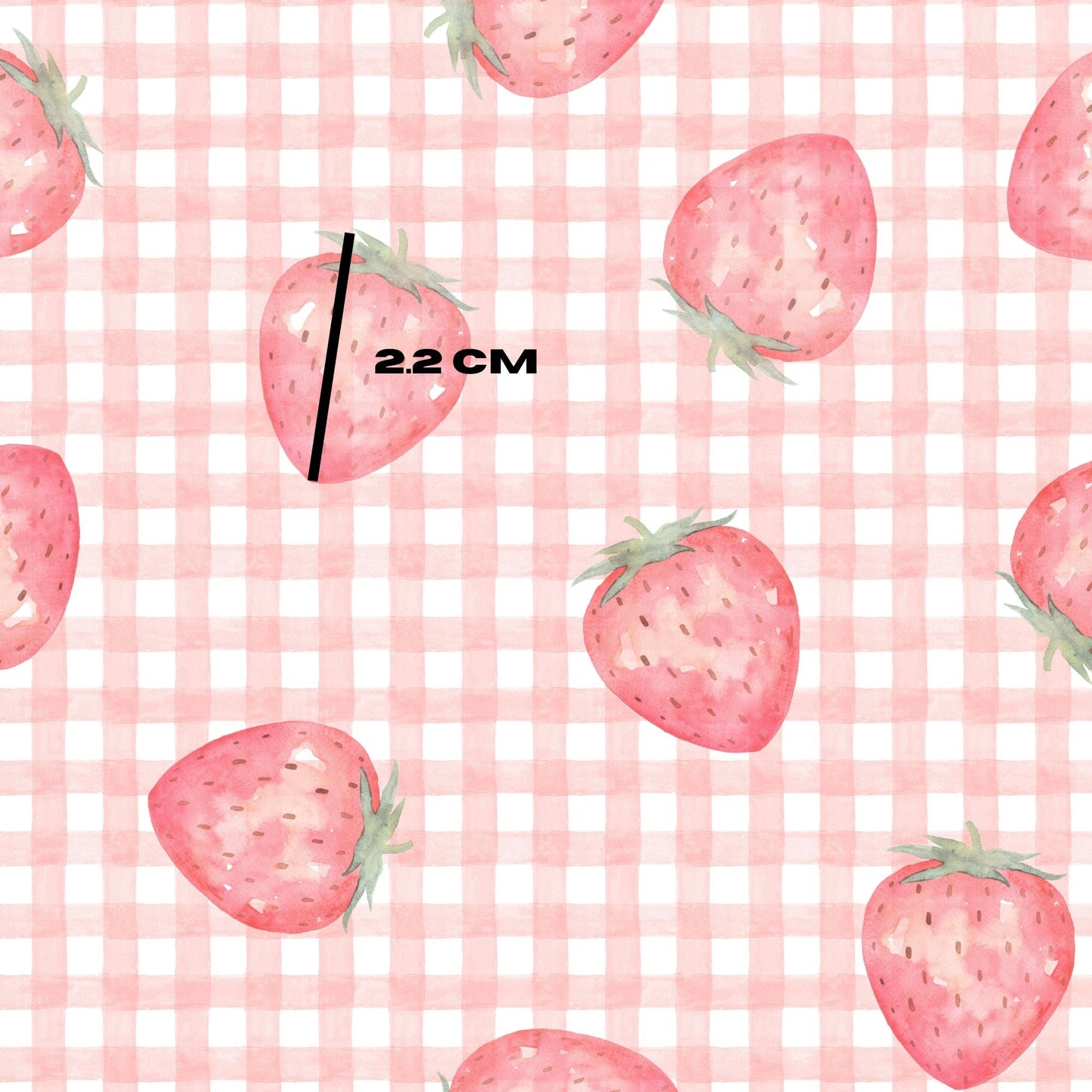 Strawberry gingham