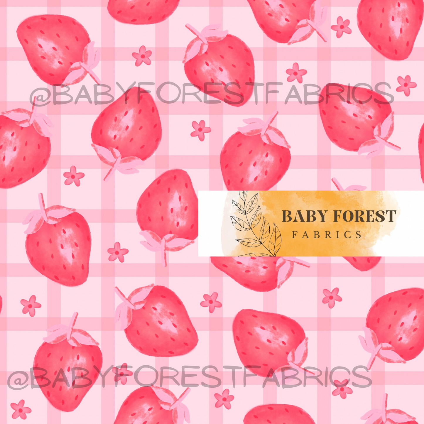 Dark strawberry grid large scale