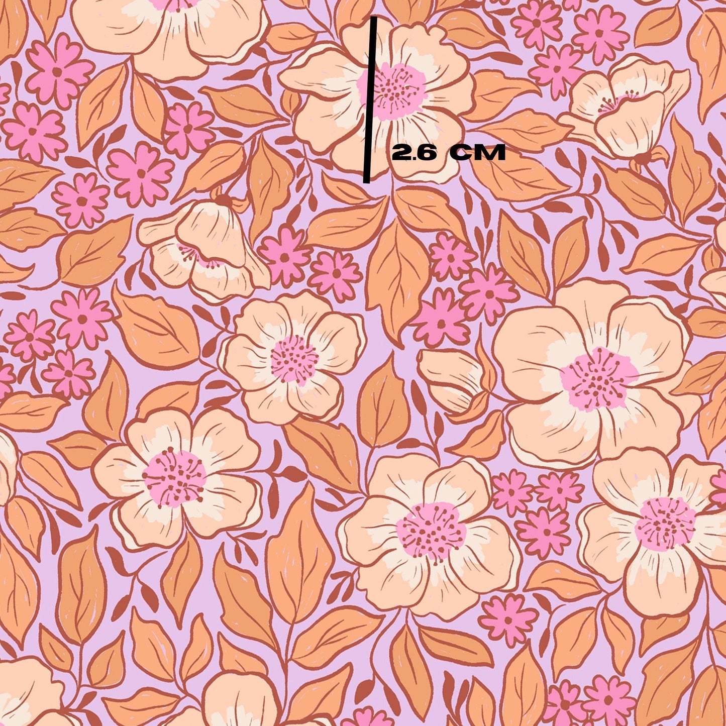 Peach garden blossom