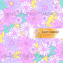 Load image into Gallery viewer, Purple Retro florals