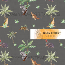 Load image into Gallery viewer, Australian animals on brown grey