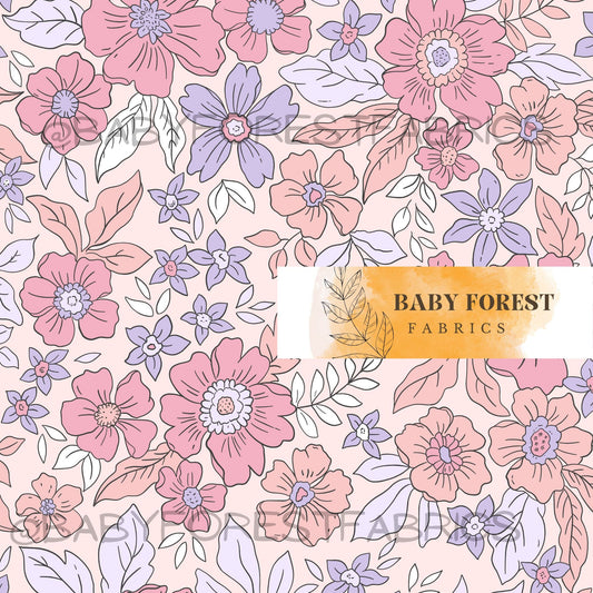 Pastel valentines flowers