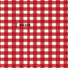 Load image into Gallery viewer, Dark red gingham