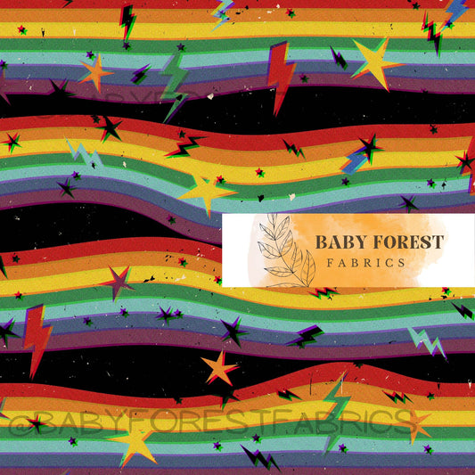 Retro rainbow stripes