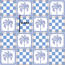 Load image into Gallery viewer, Blue and white Checkered Summer