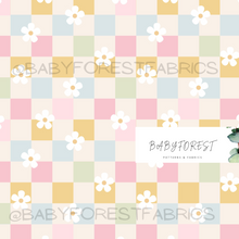 Load image into Gallery viewer, Summer floral checks