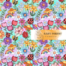 Load image into Gallery viewer, Green Pink Happy Floral
