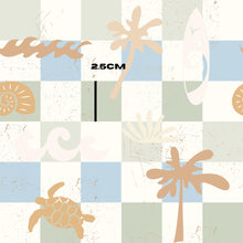 Load image into Gallery viewer, Earthy beach checks