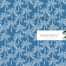Load image into Gallery viewer, Boho Palms blue