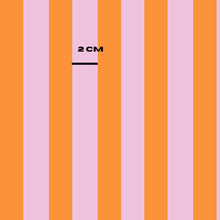 Load image into Gallery viewer, Orange purple stripes