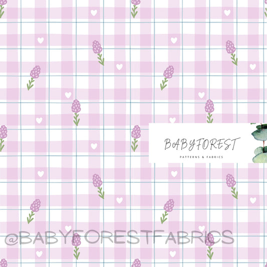 Lavender gingham