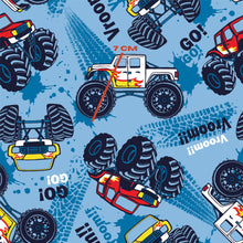 Load image into Gallery viewer, Blue Monster Trucks
