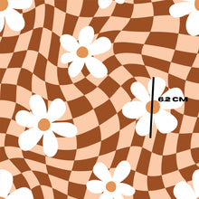 Load image into Gallery viewer, Daisy swirl checks