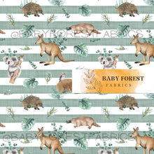 Load image into Gallery viewer, Aussie animals on stripes