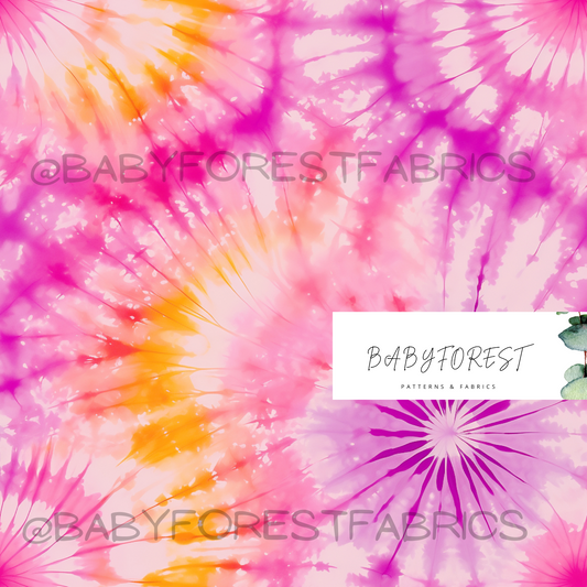 Pink Tie Dye