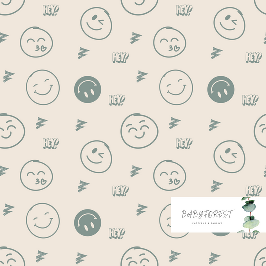 SMILEY Seamless pattern