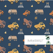 Load image into Gallery viewer, Trucks on blue