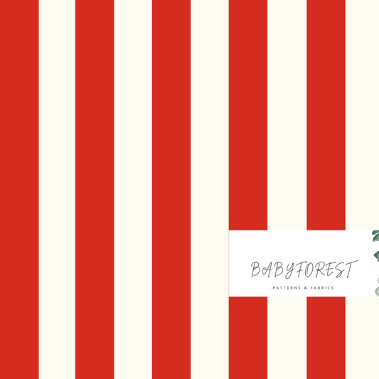 Bright red stripes Seamless Pattern