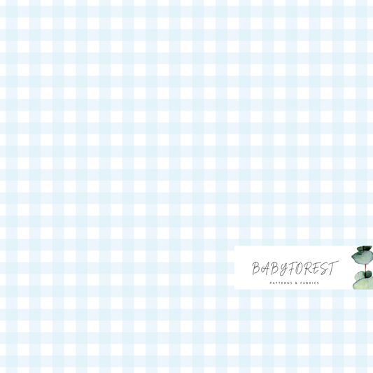 Plain Blue Gingham to Match Aussie animals
