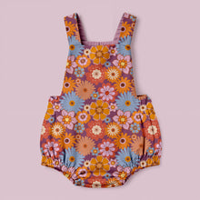 Load image into Gallery viewer, Purple gold floral retro