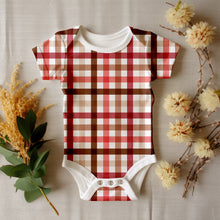 Load image into Gallery viewer, Cherry brown gingham