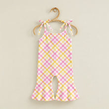 Load image into Gallery viewer, Big pink yellow gingham
