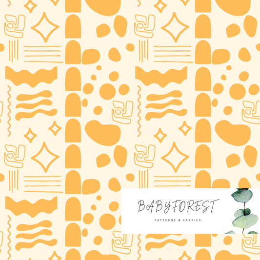 Summer abstracts seamless pattern
