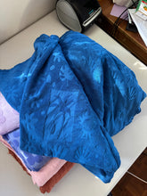 Load image into Gallery viewer, Royal blue boho palm jacquard
