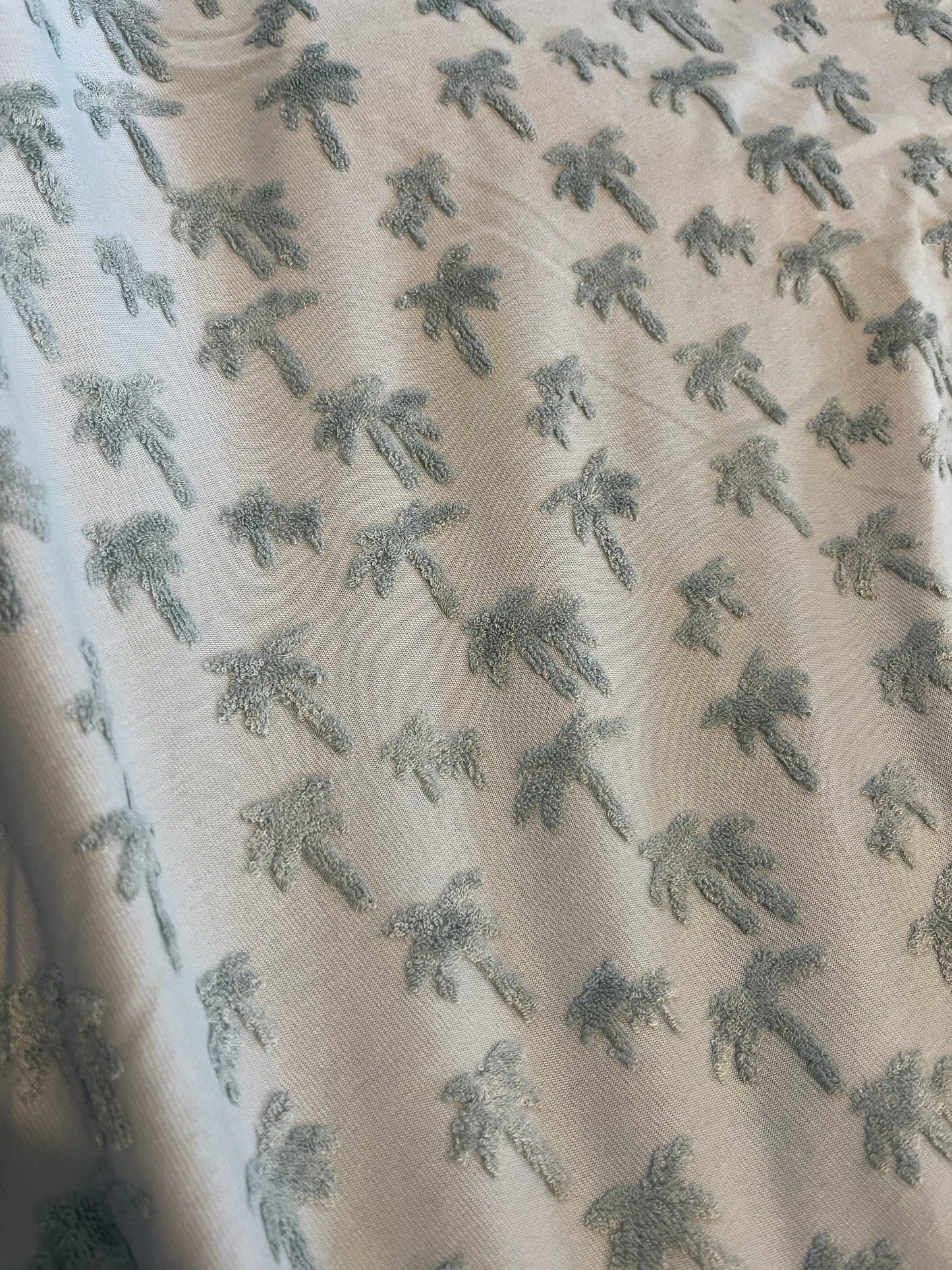 Palm- Jacquard terry towel fabric