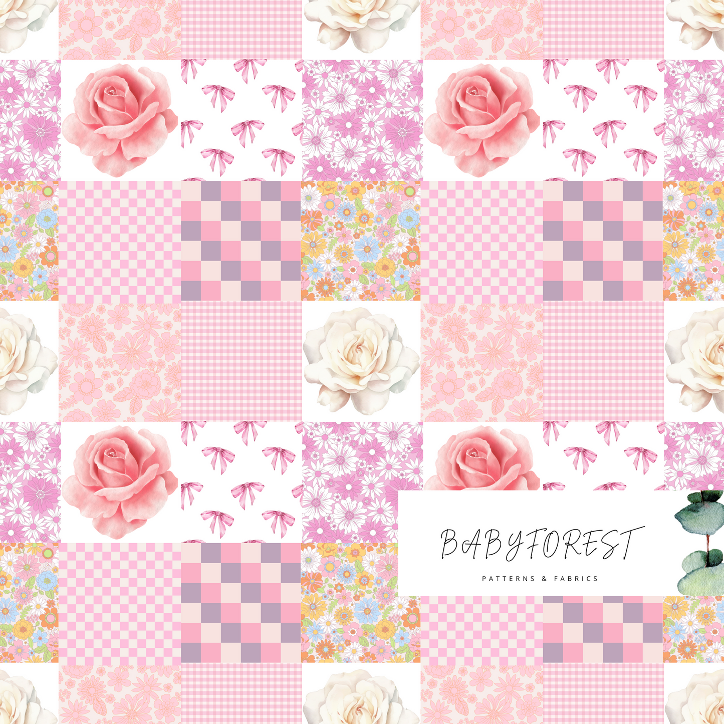 Rose patchwork