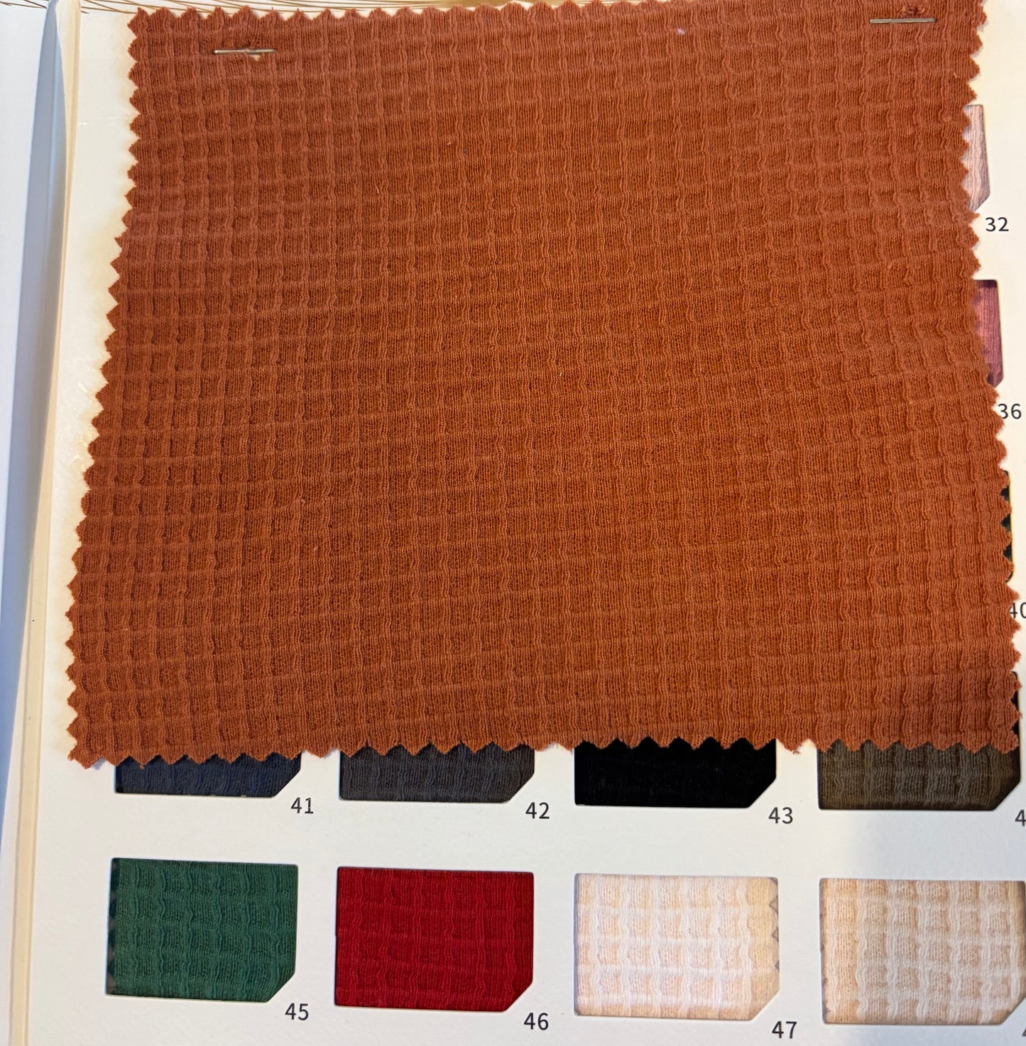NEW Solid Waffle 100% cotton 250 gsm - PRE ORDER