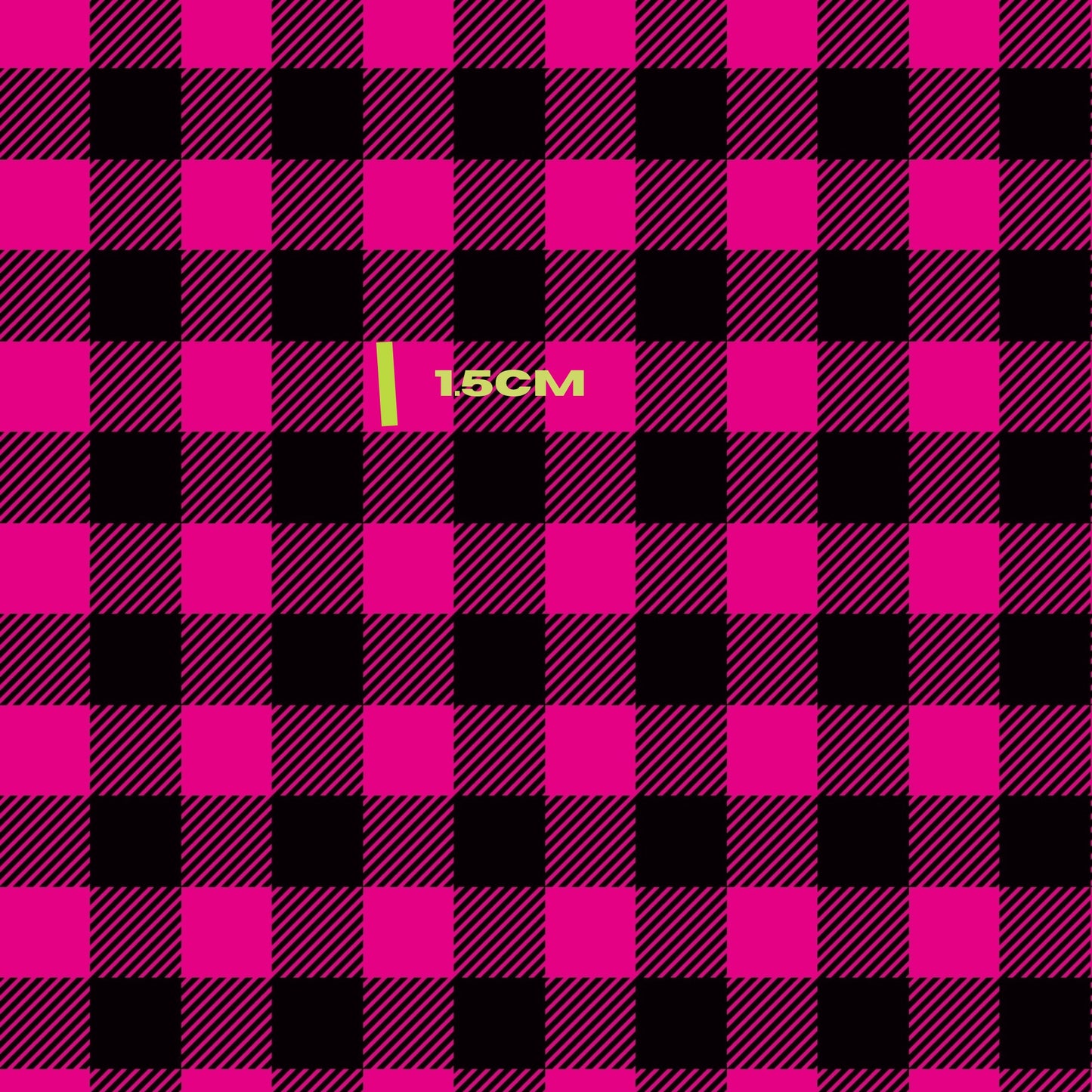 Hot pink gingham