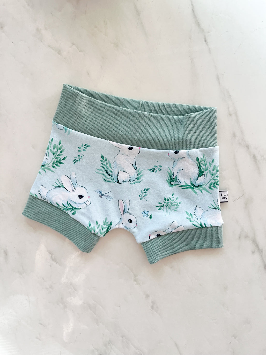 Rabbit bummies Baby Forest Fabrics