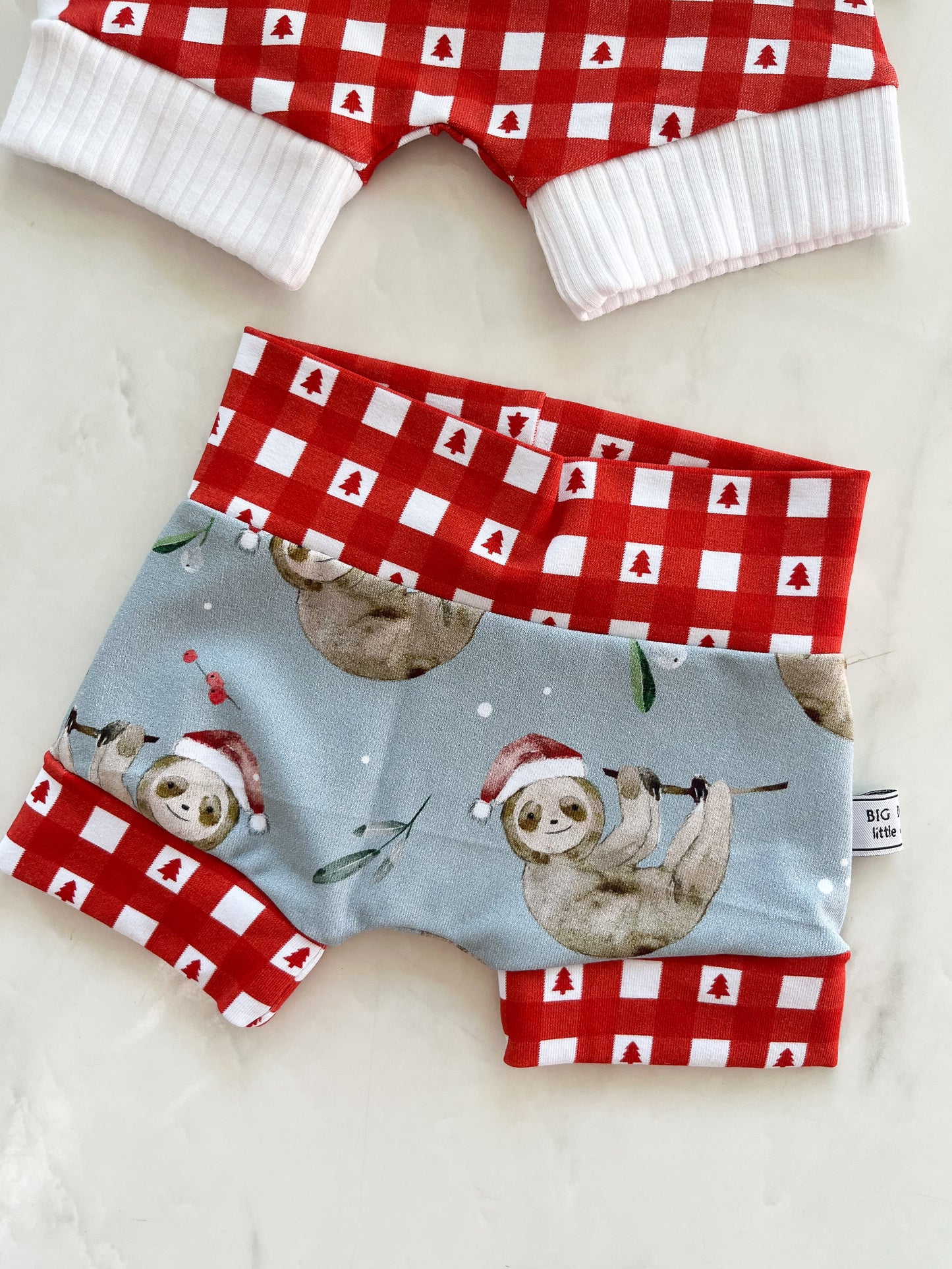 Christmas Sloth bummies