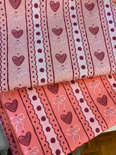 Load image into Gallery viewer, Dark rose coquette hearts
