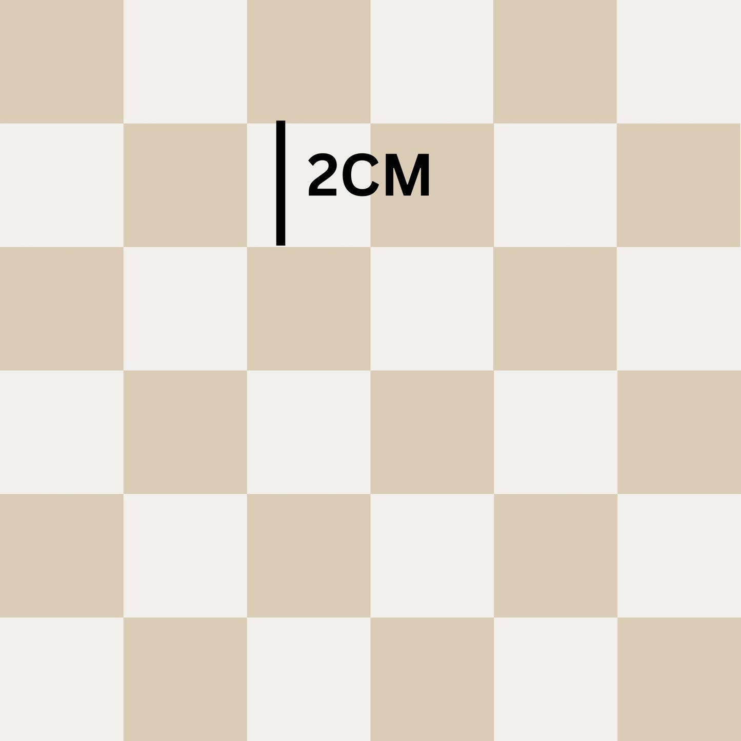 Off white and Beige checks