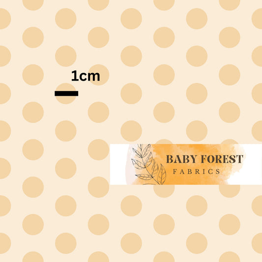 Light gold polka dot
